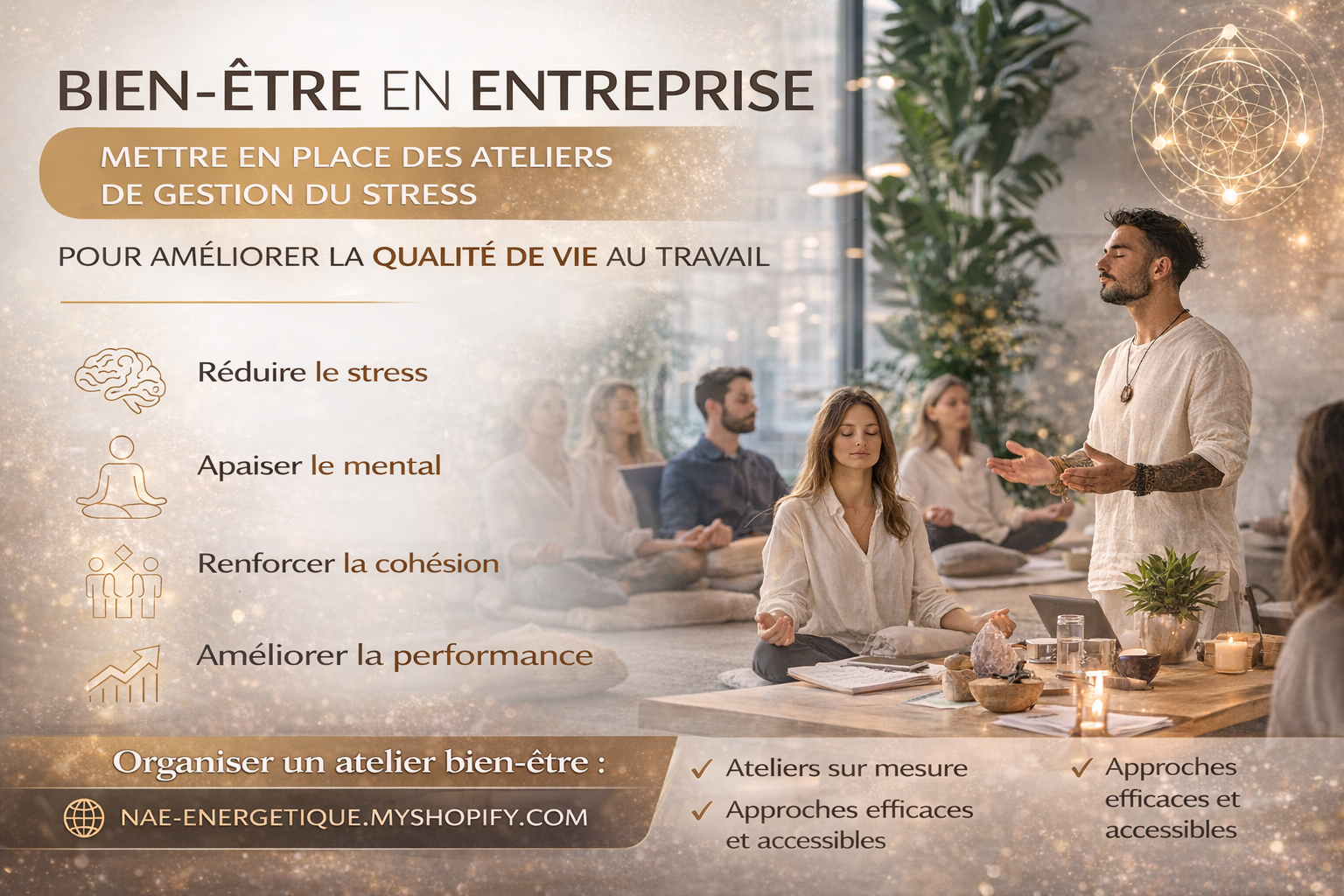 Bien-être en entreprise : mettre en place des ateliers de gestion du stress pour améliorer la qualité de vie au travail