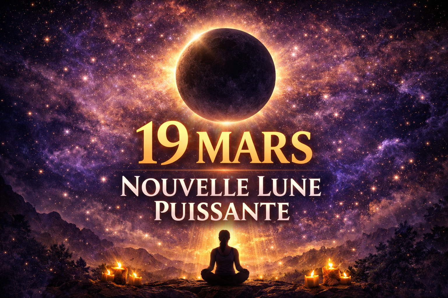 Nouvelle lune du 19 mars : un portail puissant de renouveau et d’alignement