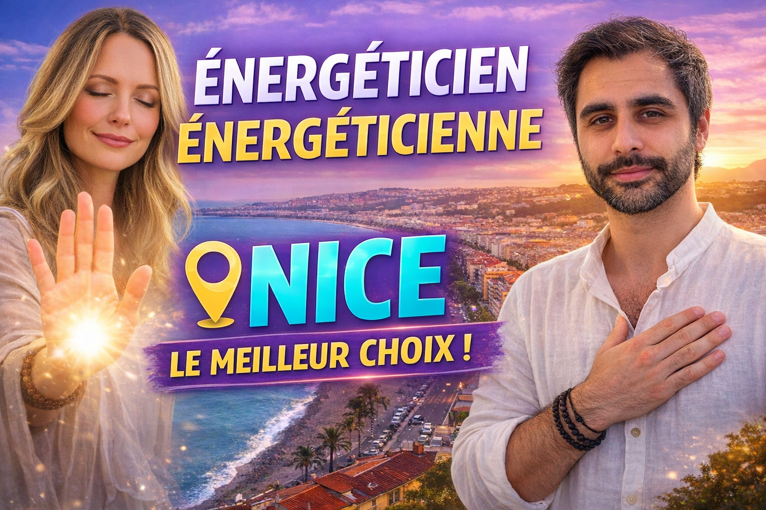 Énergéticien / Énergéticienne à Nice : comment trouver le meilleur praticien pour un soin énergétique ?