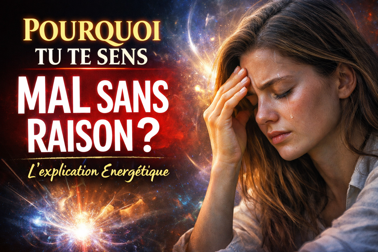 Pourquoi tu te sens mal sans raison ? Explication énergétique complète