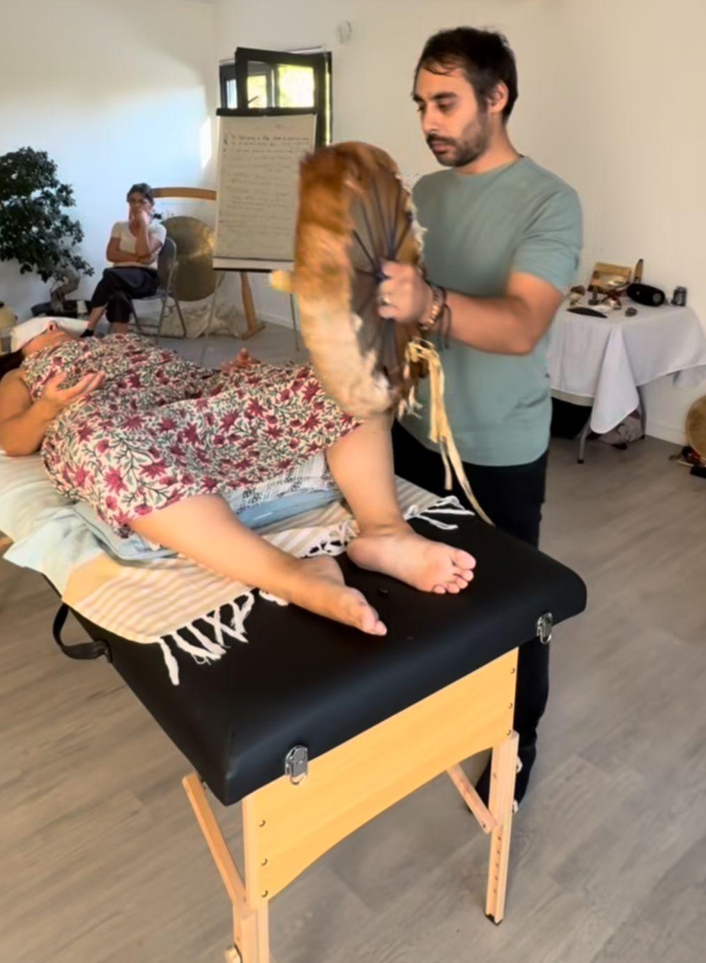 Soin au tambour chamanique